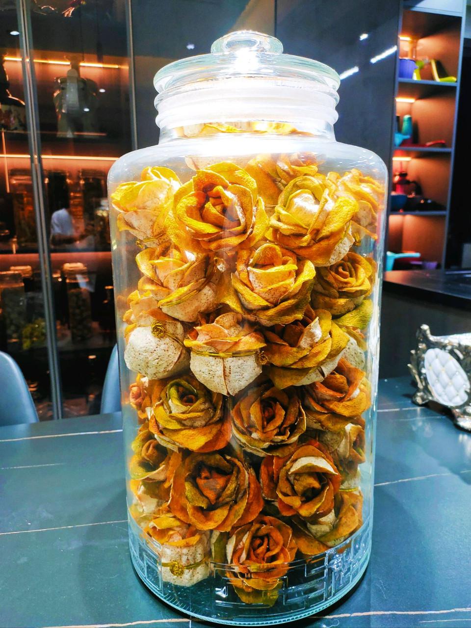 玫瑰花陈皮的做法