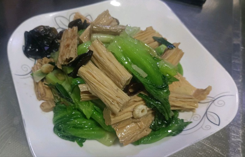 清炒腐竹的做法