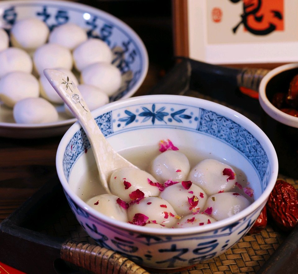 芝麻核桃汤圆的做法