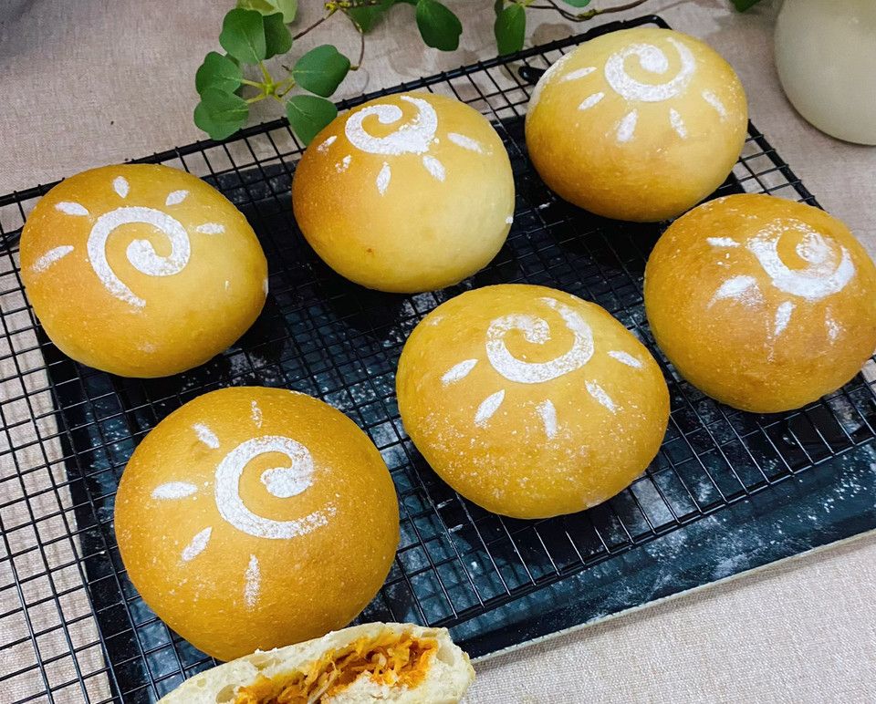 大米软欧包—米香十足，鸡排肉松馅太香了！