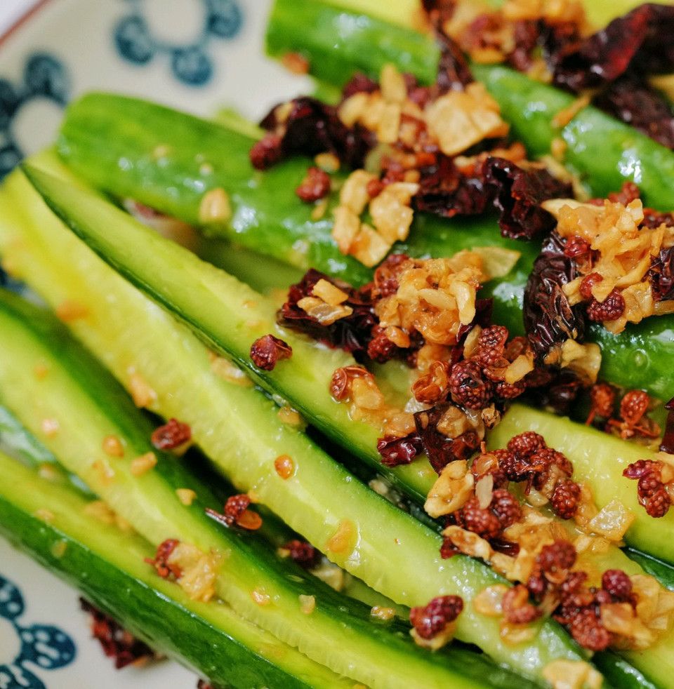 爽脆开胃 炝拌黄瓜条的做法