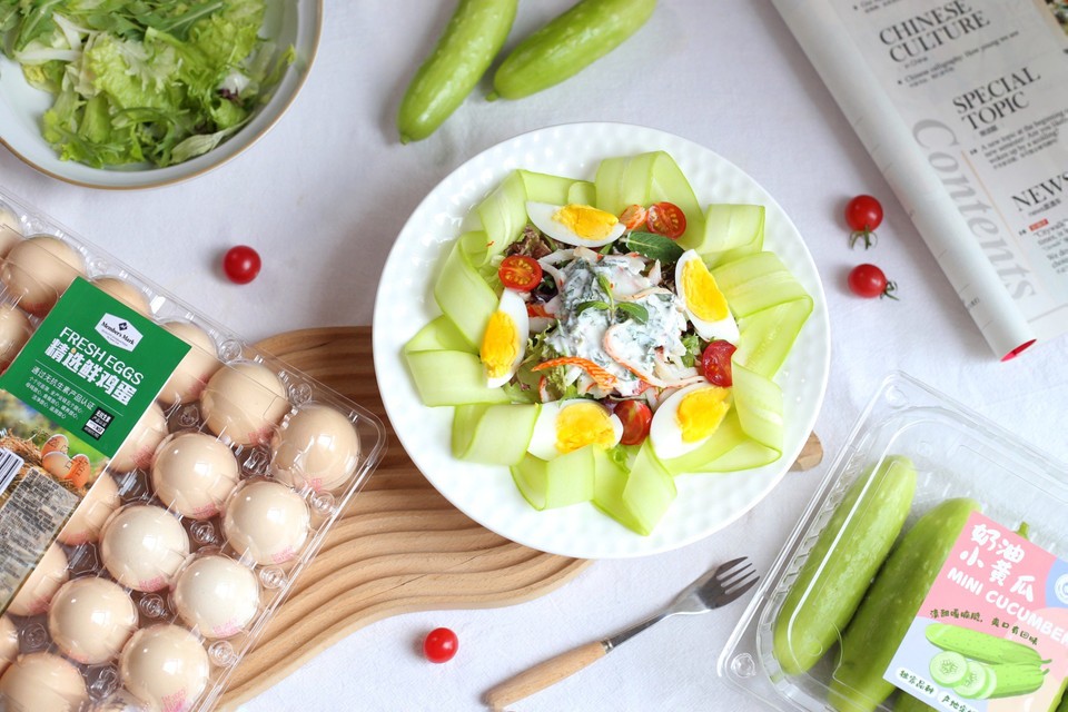 薄荷酸奶黄瓜沙拉的做法