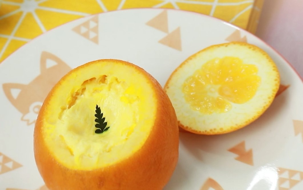 宝宝要加餐 软嫩细滑甜橙蒸蛋的做法