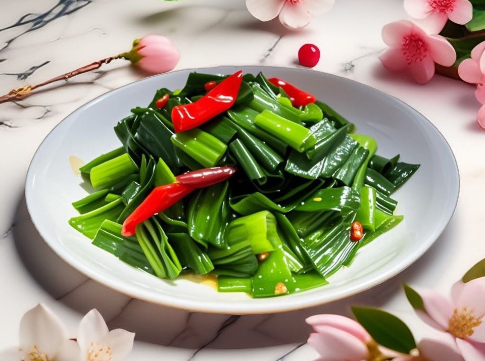 鲜上头！素炒蒜苗，春日餐桌的宝藏美味的做法