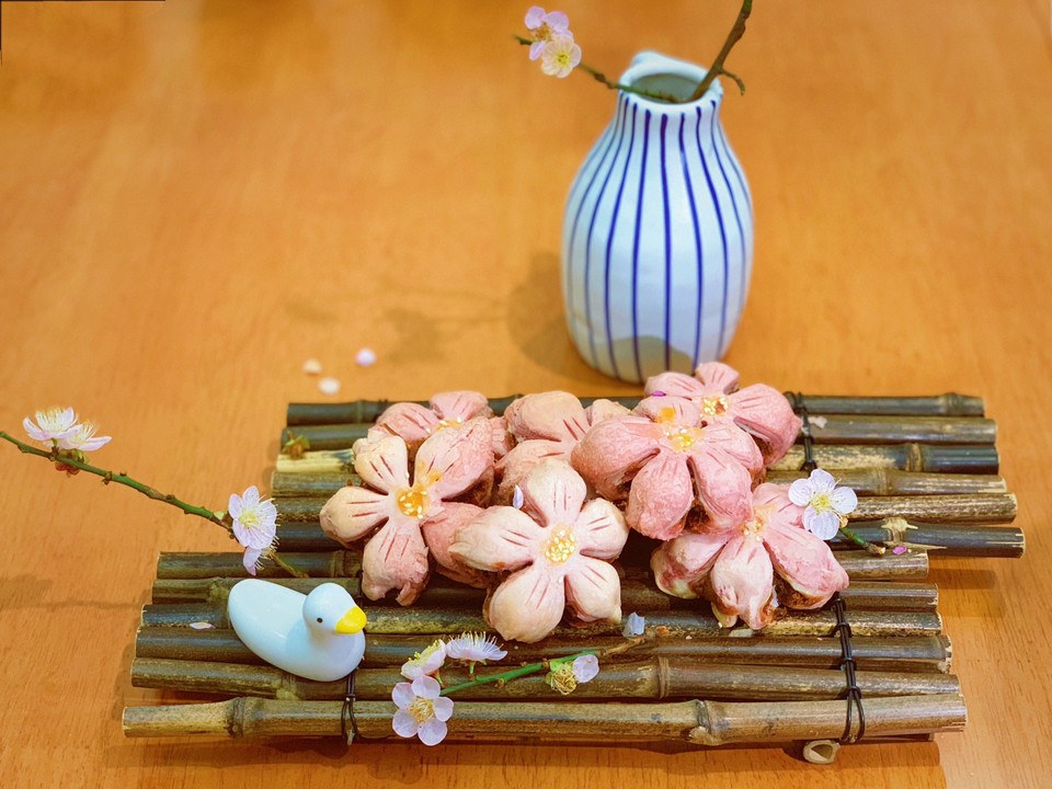 春日限定樱花酥的做法
