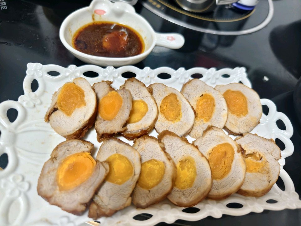 咸蛋黄叉烧的做法