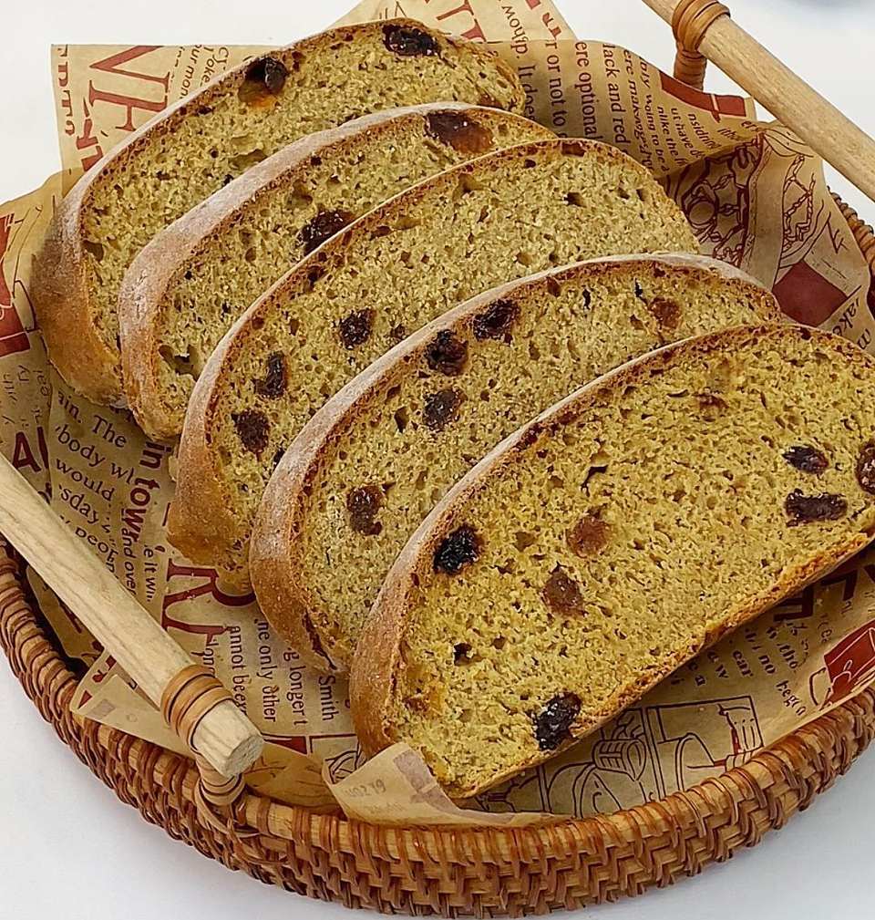 全麦苏打面包 零糖油 免揉免发酵 有手就会的做法