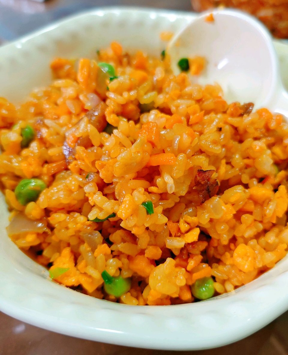 海胆炒饭的做法