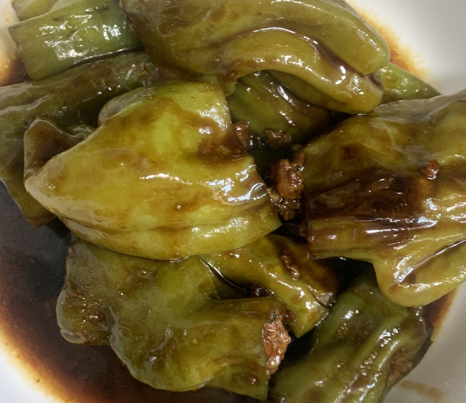 青椒酿肉，茄子酿肉的做法