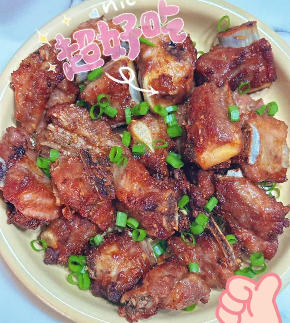 空气炸锅之蒜香排骨的做法