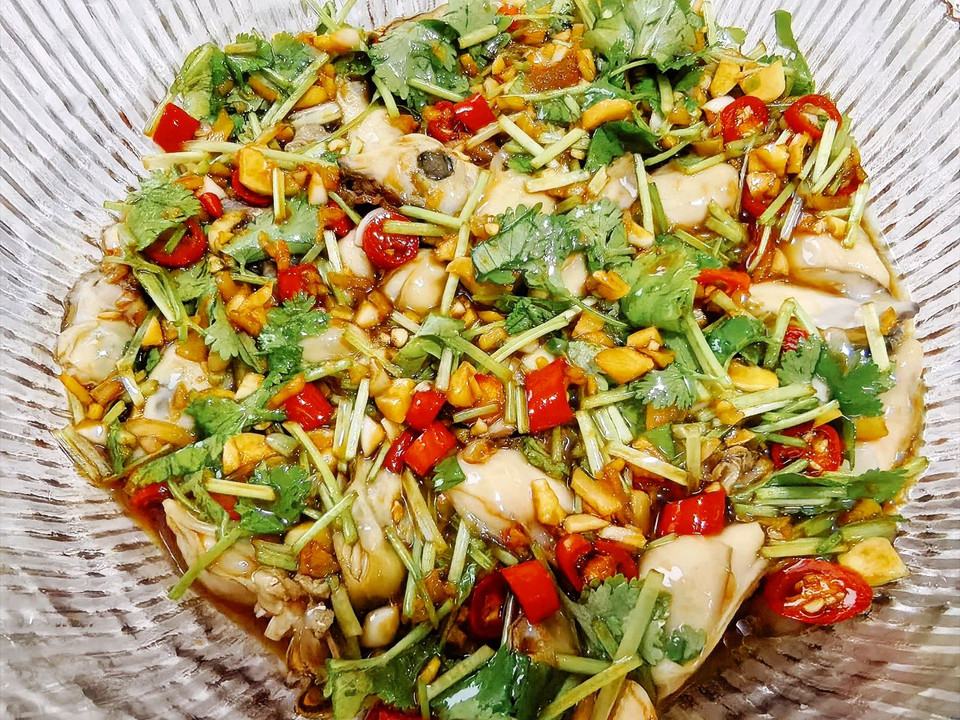 捞汁生蚝的做法