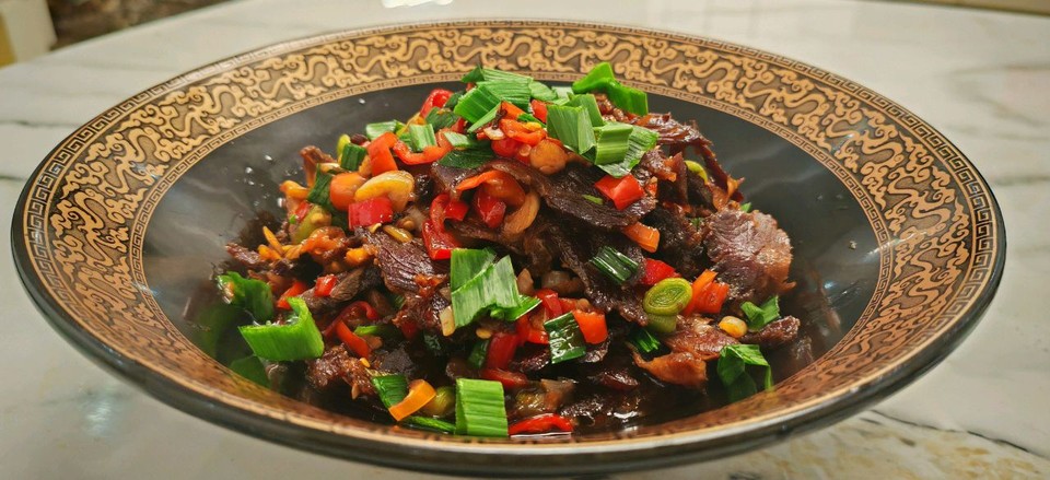 五叔【口味腊牛肉】的做法