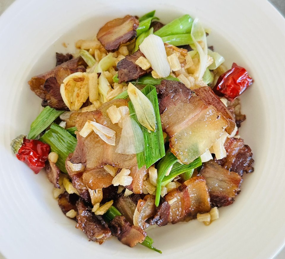 萝卜干炒腊肉的做法