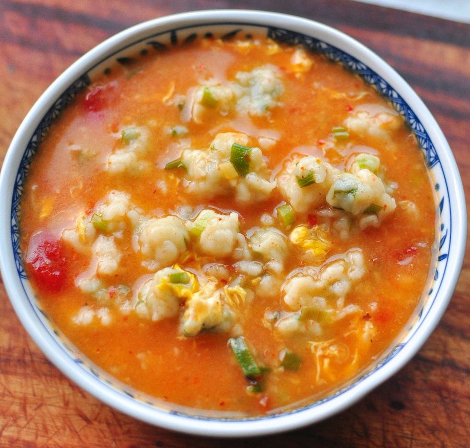 春天的味道～小葱疙瘩汤的做法