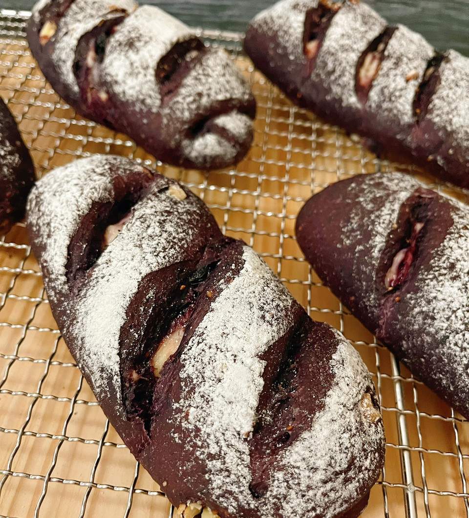 桑葚核桃乳酪欧包的做法