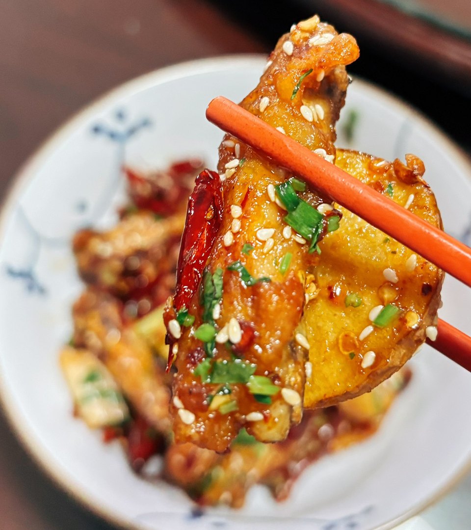 香辣土豆鸡翅的做法