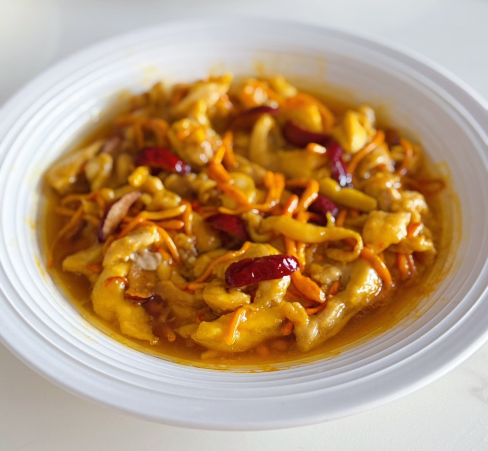 虫草花蒸鸡的做法