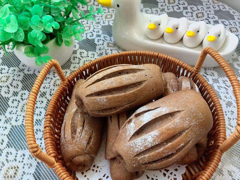 可可奶酥面包卷的做法