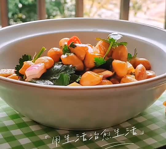 一口爱上！清爽开胃的凉拌花生米的做法