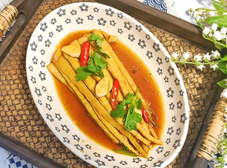 椒麻高山细笋的做法