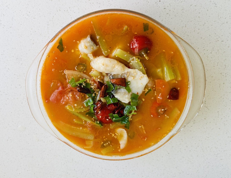 泡椒蕃茄鱼片的做法