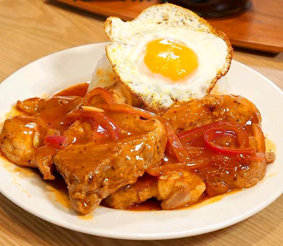 港式猪扒饭的做法