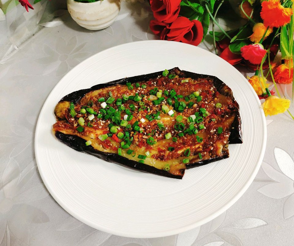 电饼铛版铁板蒜蓉茄子的做法