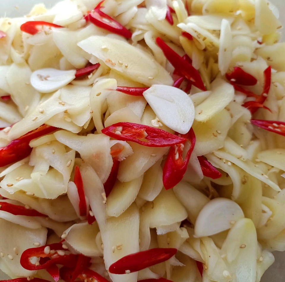 香辣仔姜的做法