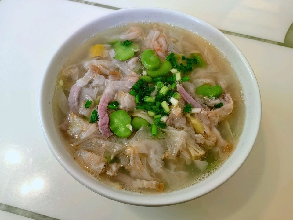 春日限定——白花豆米汤的做法