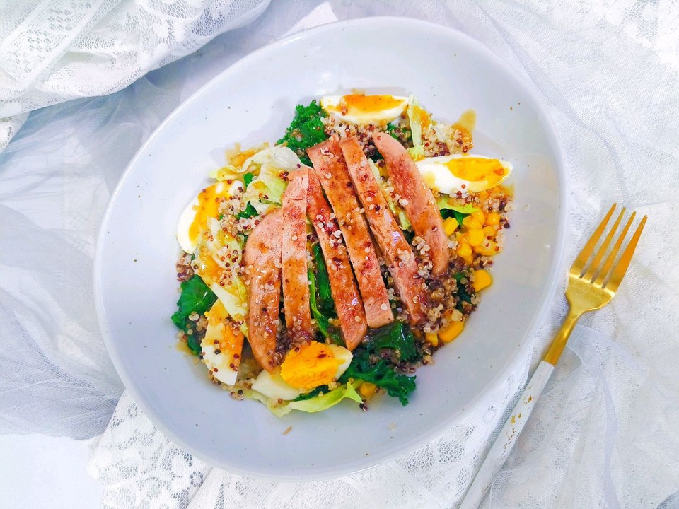 牛排藜麦沙拉的做法