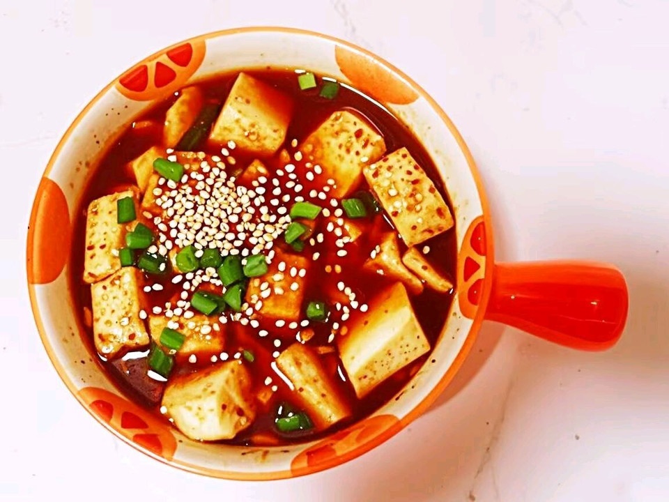 孜然酱烤嫩豆腐的做法