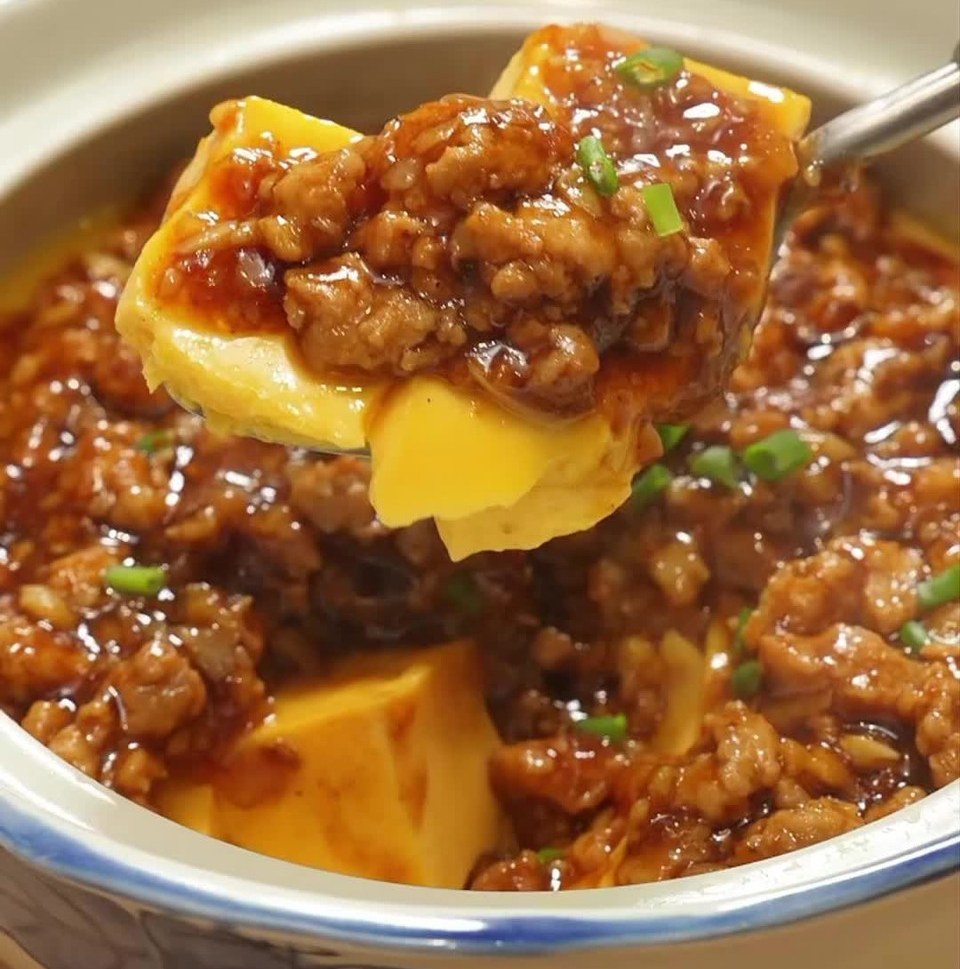 救命！这碗肉末蒸蛋直接封神！一口滑进喉咙太绝了！的做法