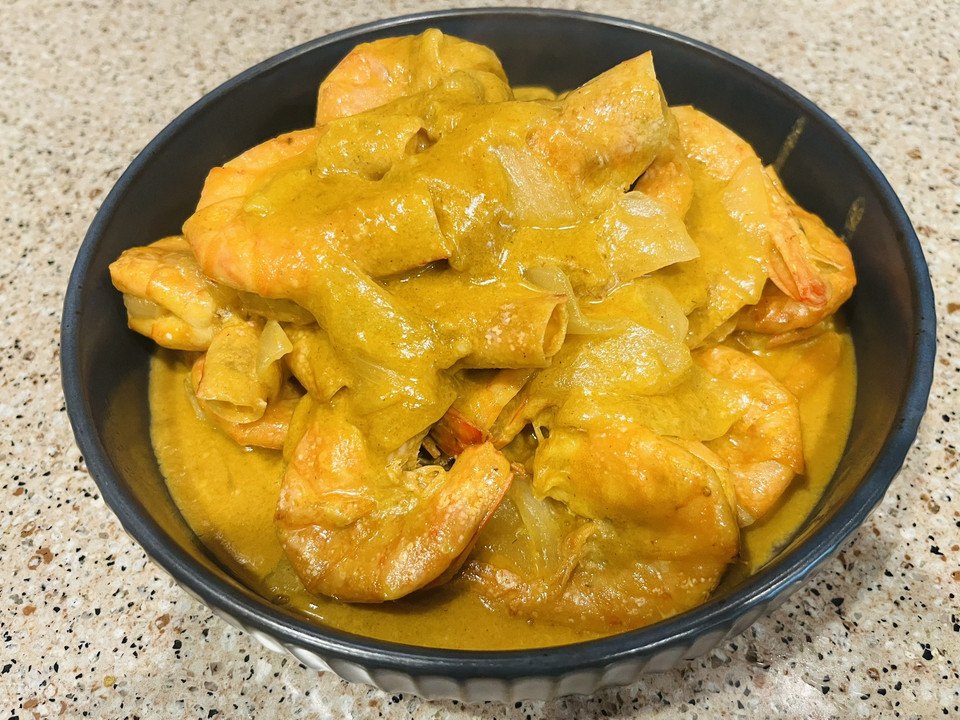 泰式咖喱虾-米饭杀手的做法