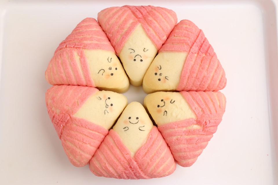 酥皮红豆粽子面包的做法