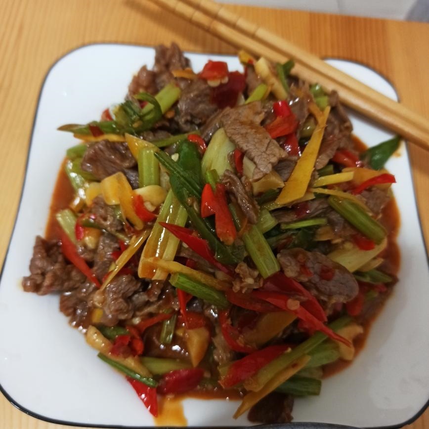 爆炒驴肉的做法