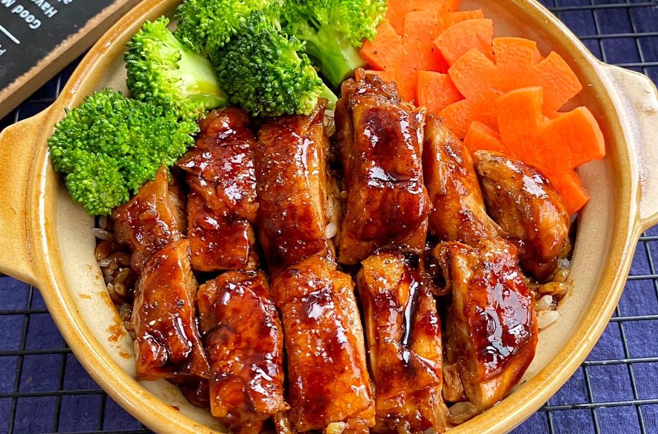 比买的还好吃，巨美味的照烧鸡腿饭的做法