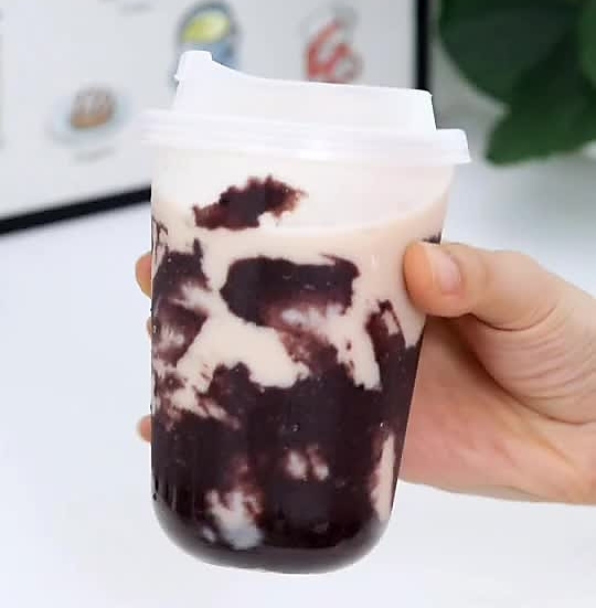 黑芝麻奶茶，冰爽香甜又养生！的做法