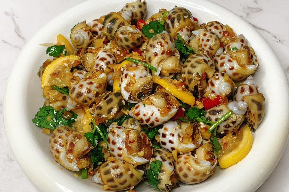 酸辣开胃～捞汁芥末花螺！Q弹爽口的做法