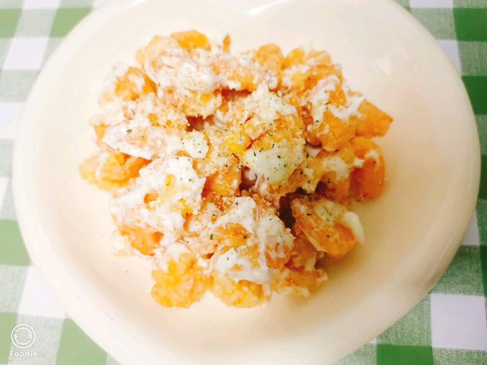 芥末虾球的做法