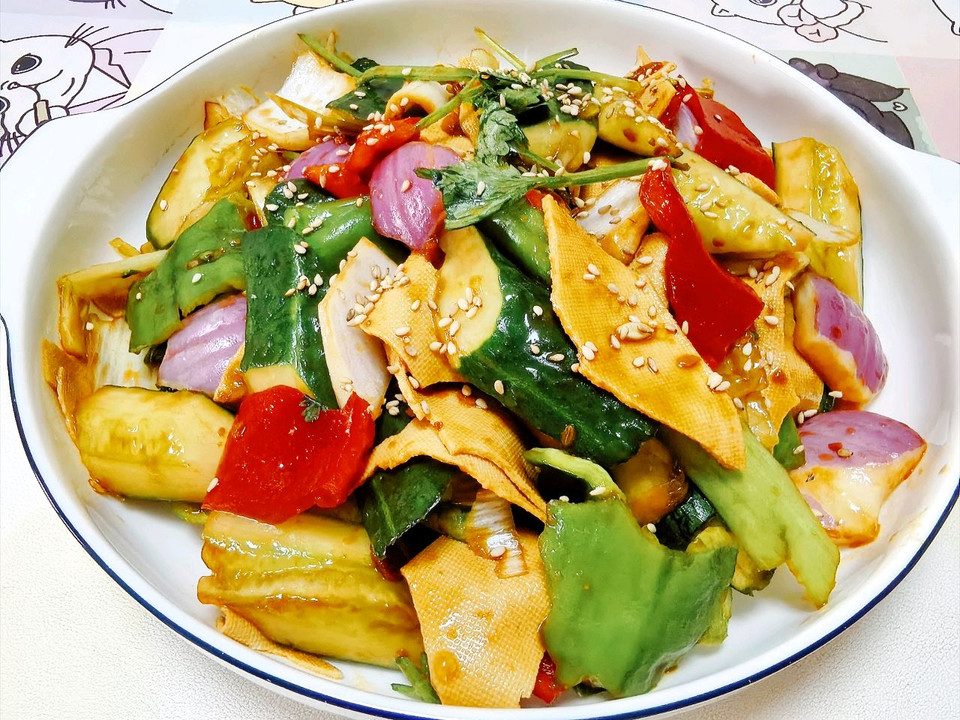 东北手撕大拌菜的做法