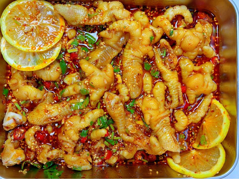 学习高端酸辣柠檬无骨鸡爪的做法