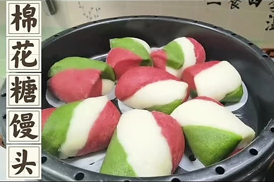 棉花糖馒头的做法