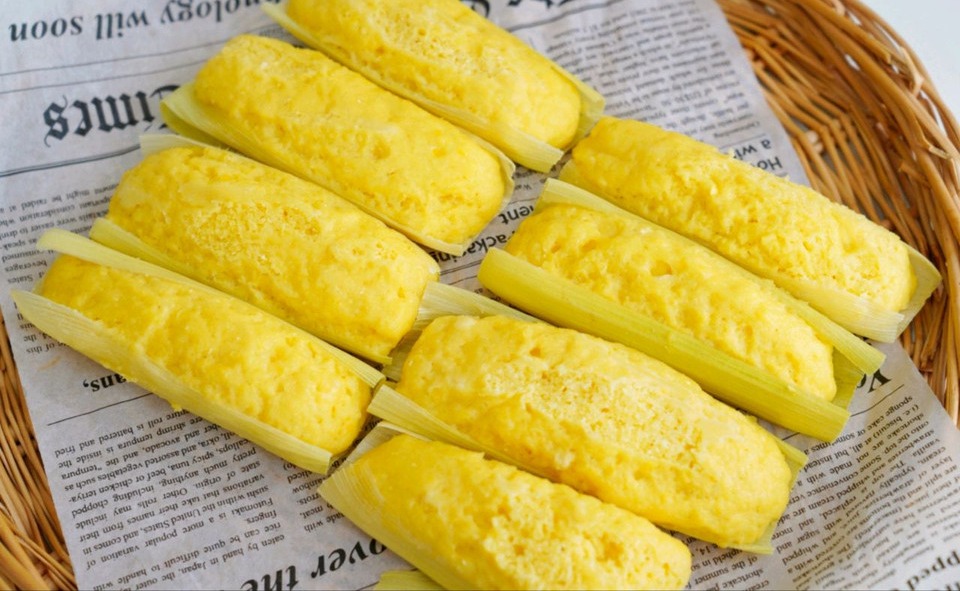 无油无糖玉米粑粑的做法