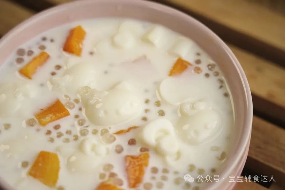 【宝宝辅食】牛奶冻西米露的做法