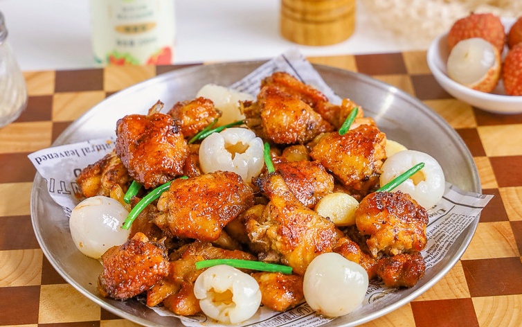 荔枝干煸鸡的做法