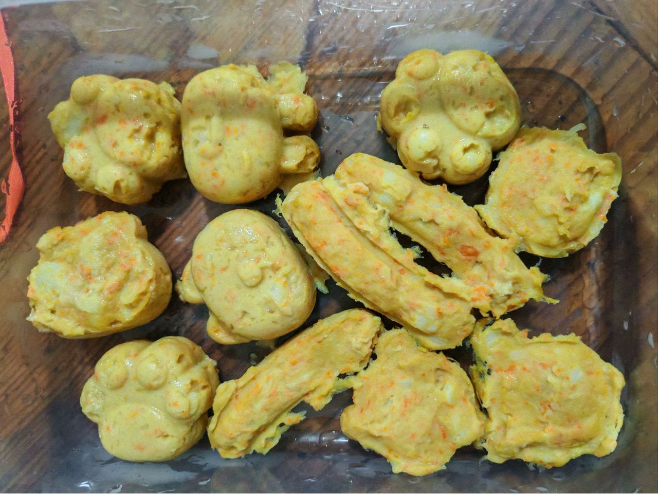 山药胡萝卜瘦肉糕的做法