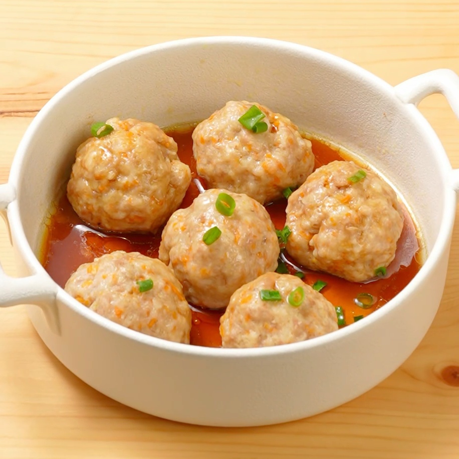 莲藕蒸肉丸的做法