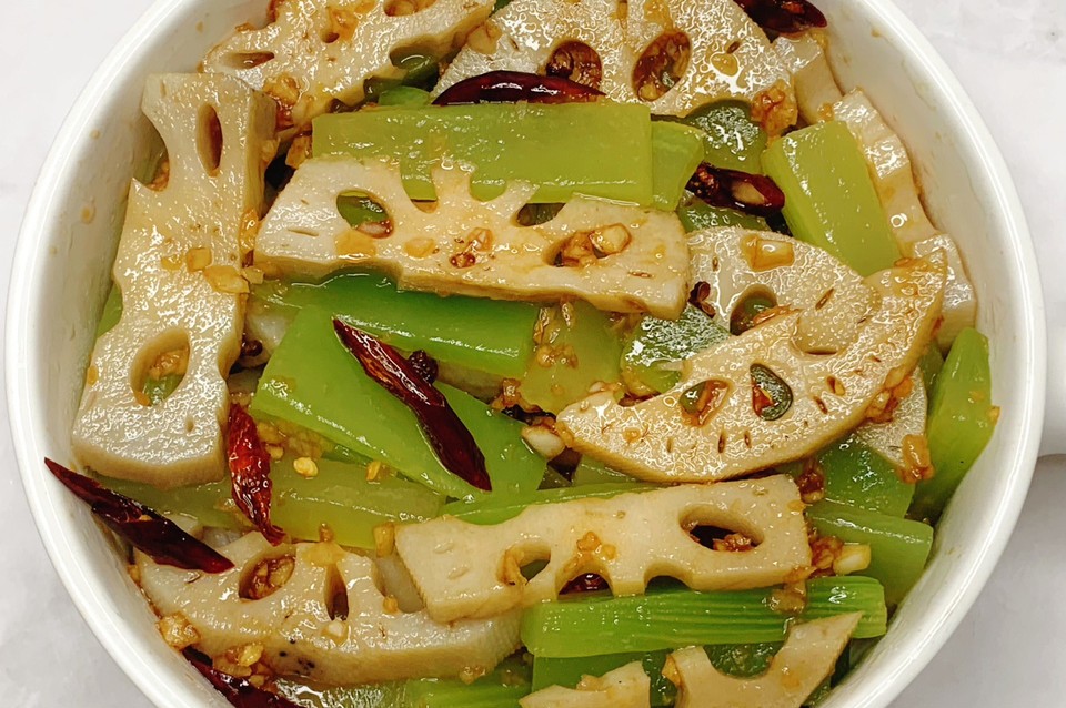 凉拌三脆，真的超级好吃！的做法