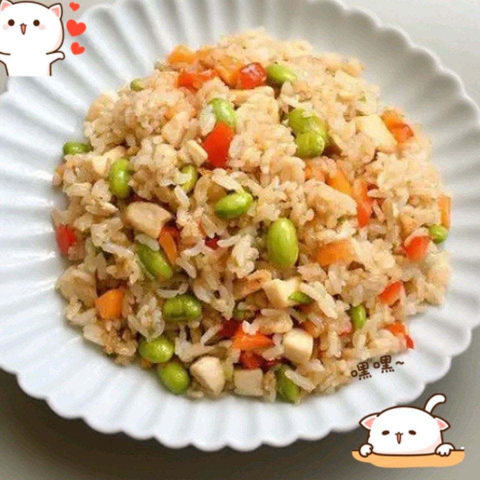 鸡肉炒饭的做法