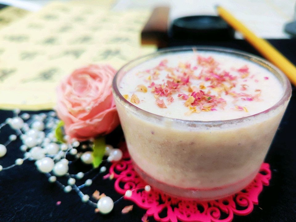 玫瑰米布丁的做法